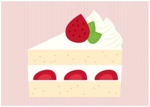 ケーキの飾り葉