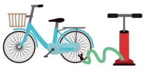 自転車空気入れ
