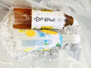 凍らせたペットボトル