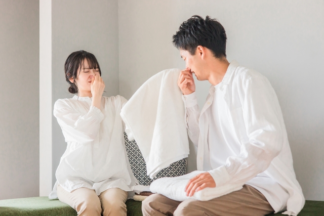 部屋干し