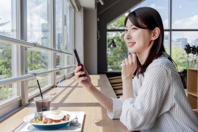 カフェでPayPay支払い